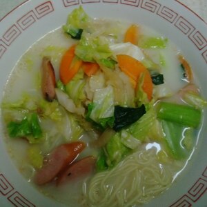 節約＊野菜たっぷり長崎ちゃんぽん風